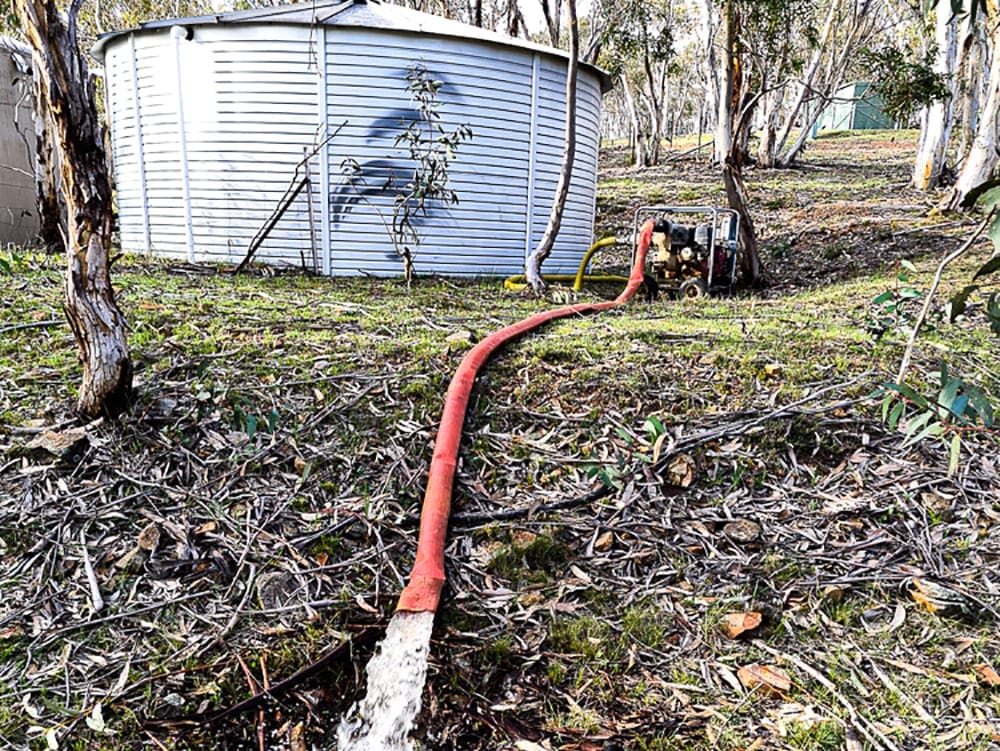 Clean Water After Cleaning of Corrugated Water Tank Corrugated Water Tank Dirty Water