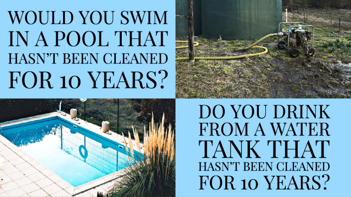 Swimming Pool vs Rainwater Tank